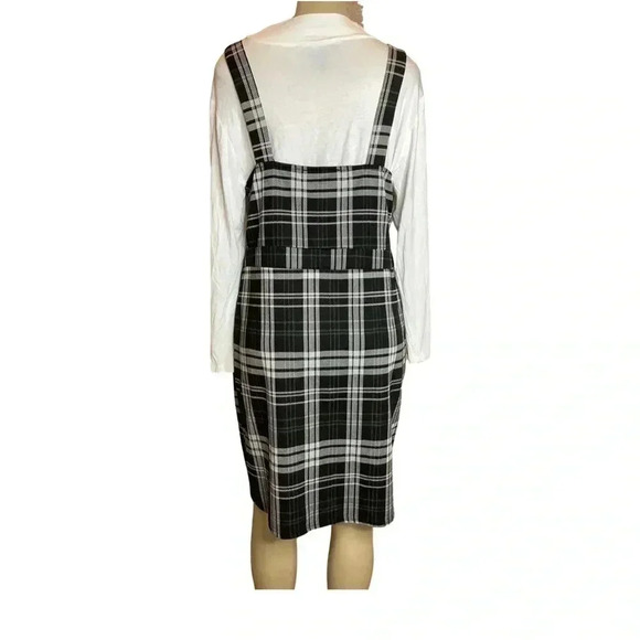 Coco & Shay Size 2X Plus Size Plaid Dress & White Long Sleeve Top. New With Tags - Picture 3 of 5